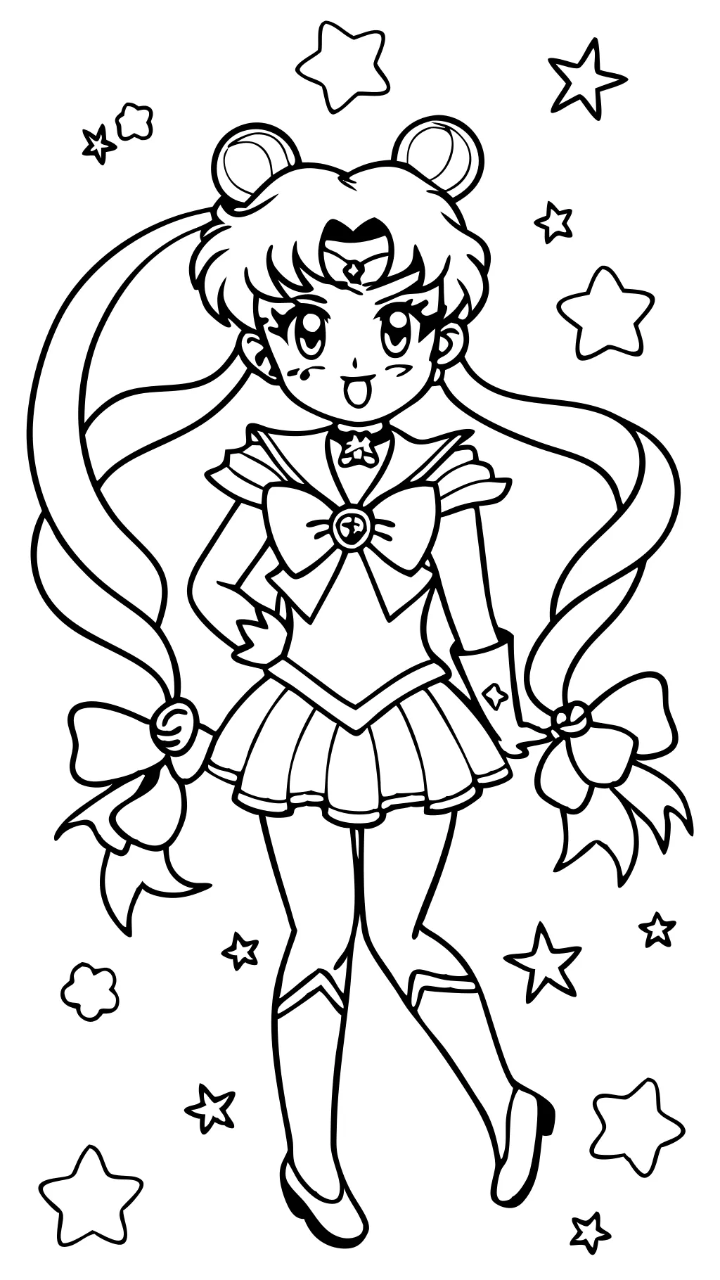 sailor moon coloring page